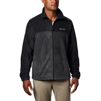 Columbia Jas Heren, Steens Mountain 2.0 Full Zip Fleece Big Zwart DonkerGrijs, 76ODBTZWI